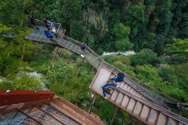 Extreme Bridge At Okatse Canyon 7 days in Western Georgia – group tour from Batumi