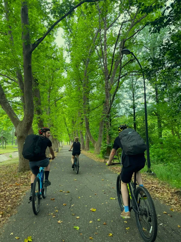 Cycling In Tskaltubo Park Bike tour around kutaisi
