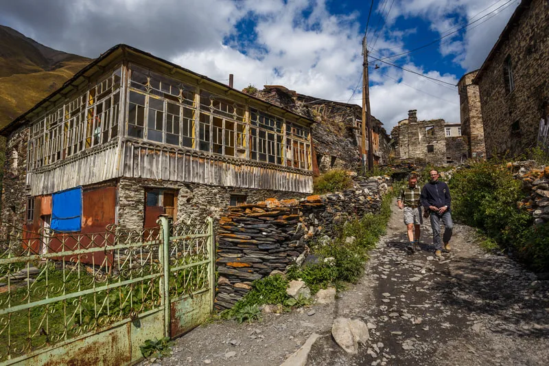 Houses In Ushguli Day tour from Mestia to Ushguli