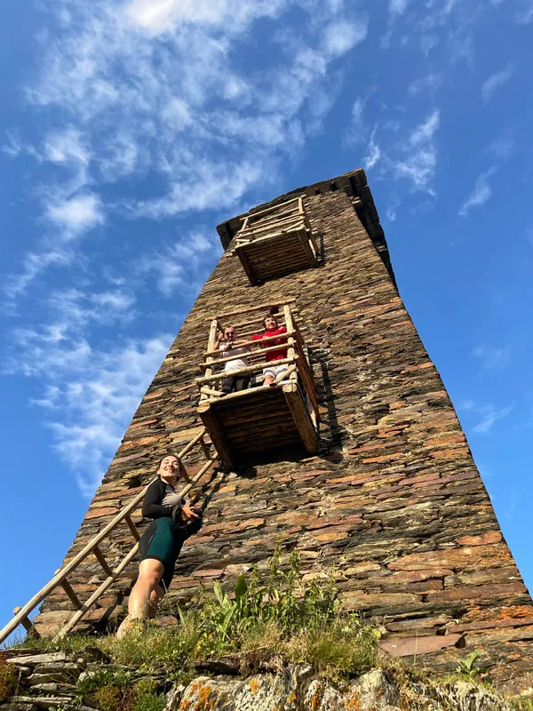 Tower Of King Tamar In Ushguli 2 Mestia-Ushguli trek – 5 days tour from Batumi