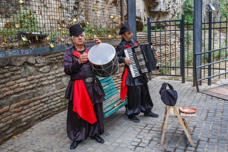 Street Performers Of Tbilisi 4 Vardzia, Tbilisi & Kazbegi – 3 days tour from Kutaisi to Eastern Georgia